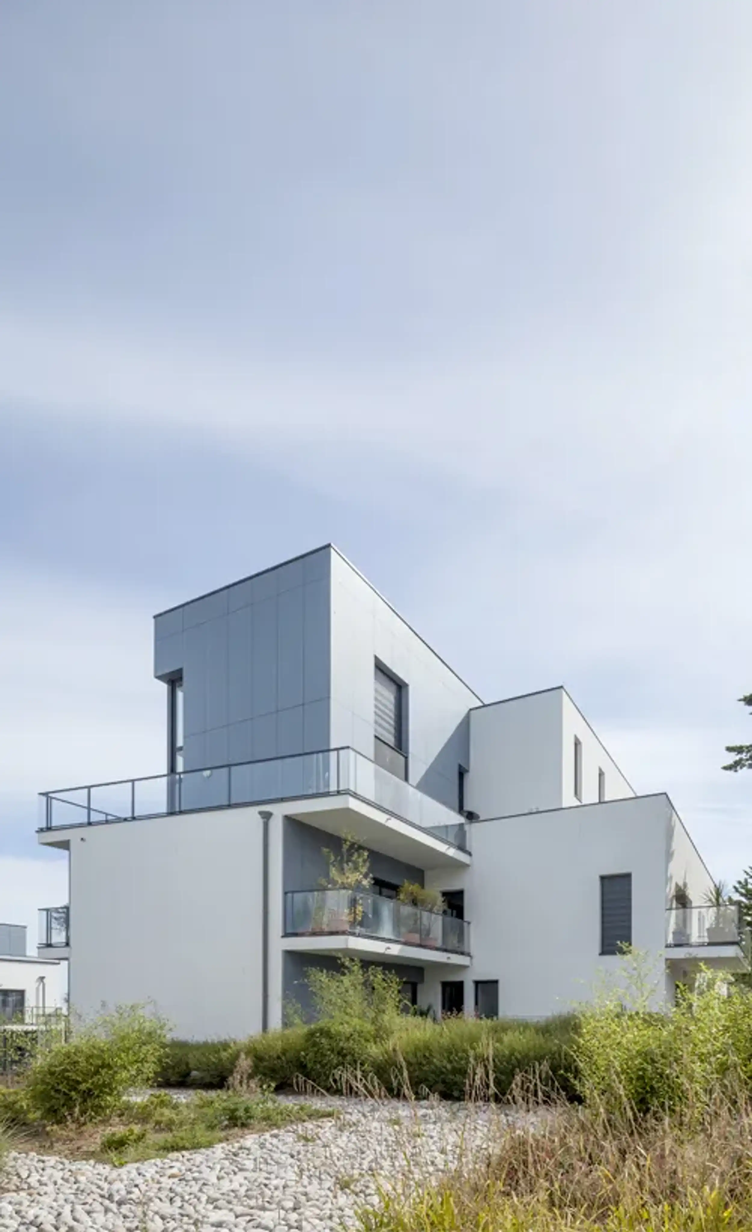 jardin et terrasses logements collectifs de l’Amont Quentin